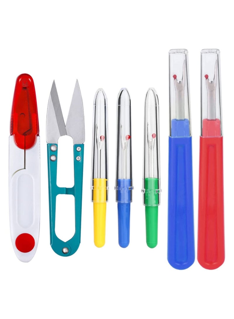 Y&D Sewing Seam Ripper Tool,Stitch Remover and Thread Cutter with 2Big+3Small Rippers-Sewing Kits - Image 1