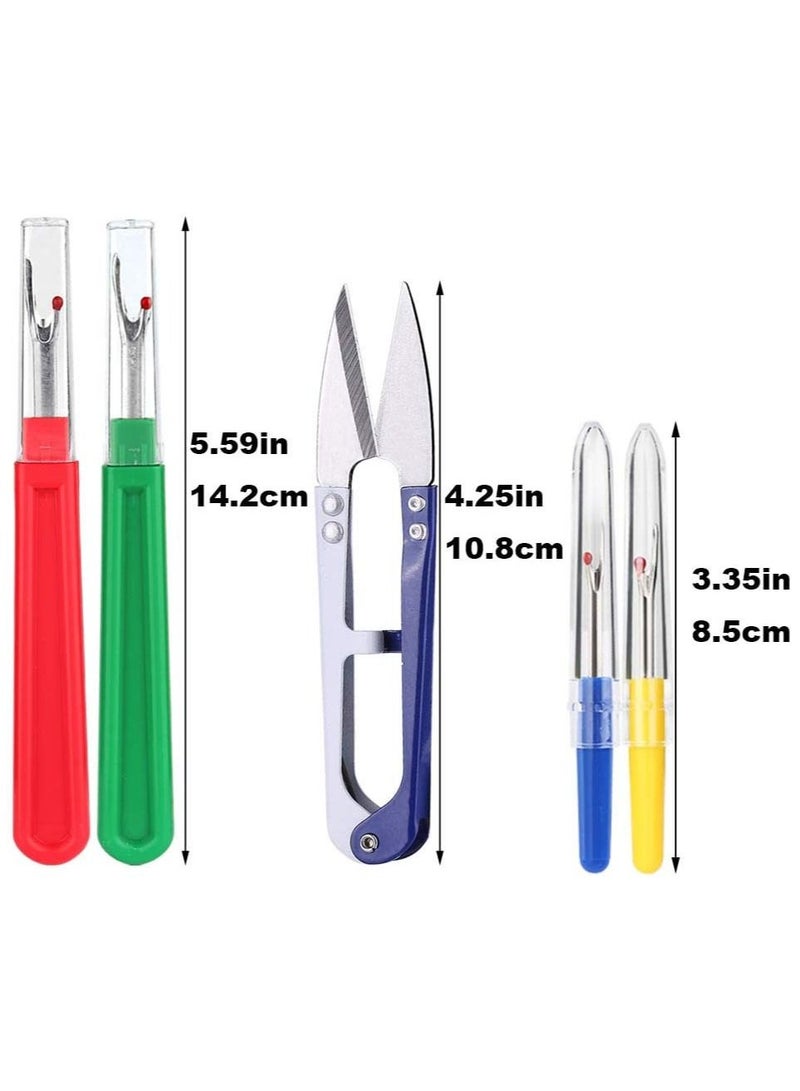 Y&D Sewing Seam Ripper Tool,Stitch Remover and Thread Cutter with 2Big+3Small Rippers-Sewing Kits - Image 5