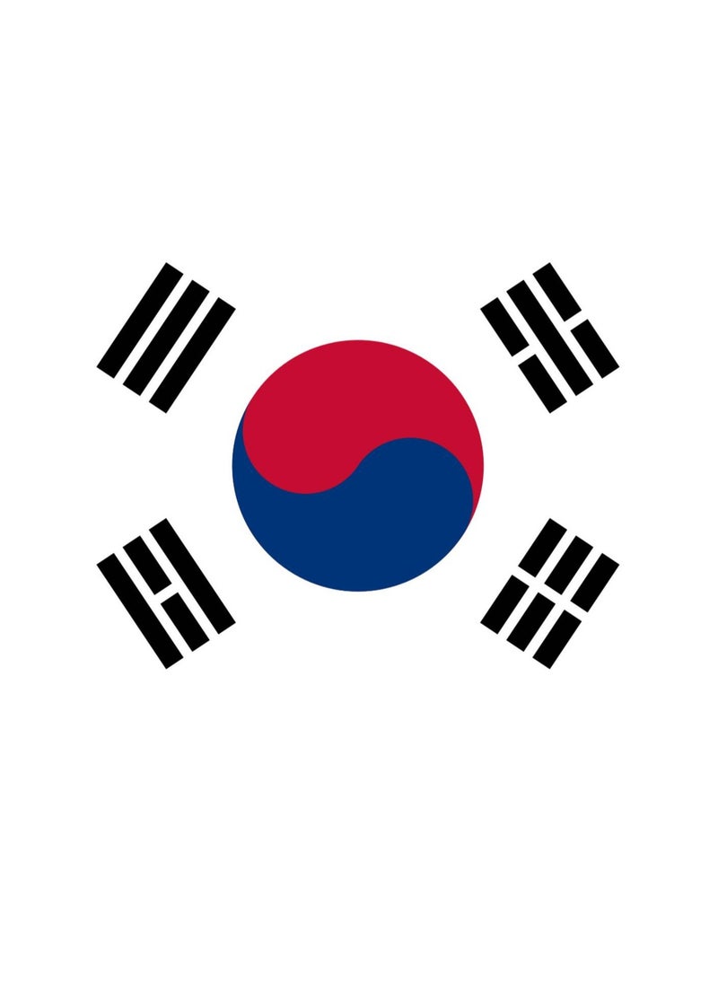 Vitacelli SOUTH KOREA Flag National Day Durable Long Lasting For Outdoor And Indoor Use For Building Home And Car Decoration 150X90CM  - Image 3