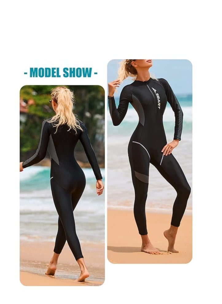 TRASSLE Wetsuit Women Diving Suit with Front Zip, Wetsuits for Women in Cold Water Swimming Diving Snorkeling Kayaking  - Image 3