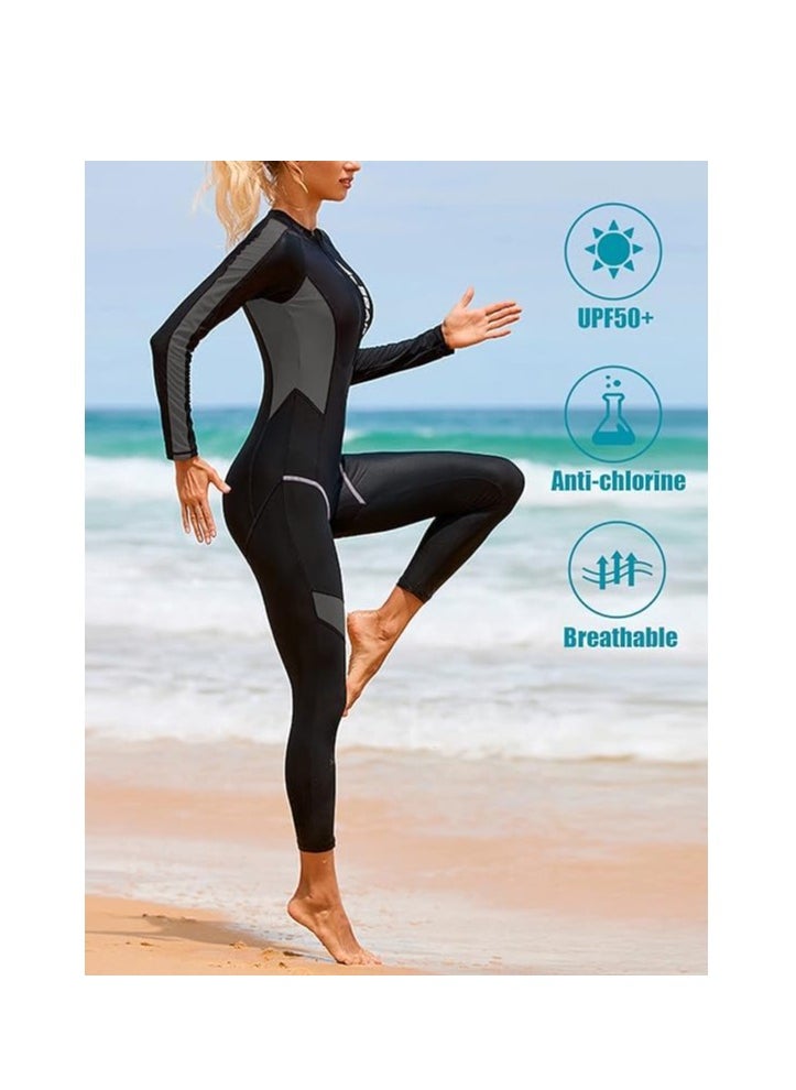 TRASSLE Wetsuit Women Diving Suit with Front Zip, Wetsuits for Women in Cold Water Swimming Diving Snorkeling Kayaking  - Image 4