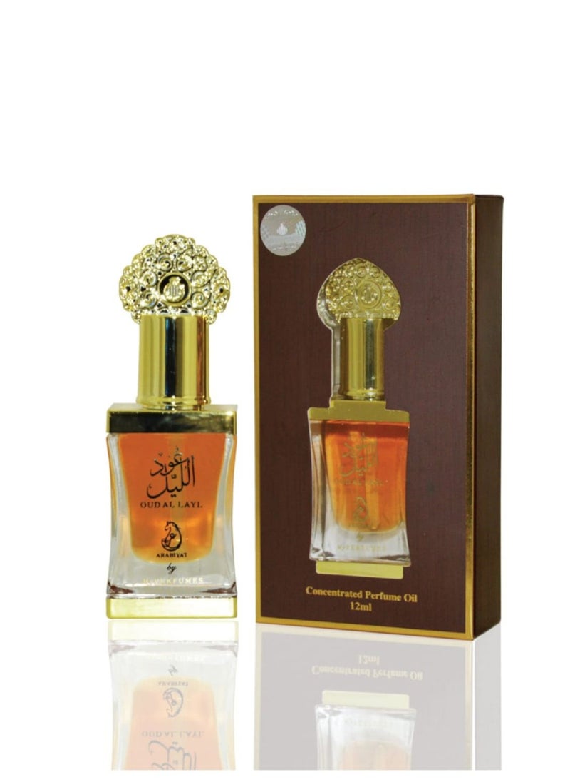 My Perfumes OUD AL LAYL from ARABIYAT Non Alcoholic Concentrated Perfume Oil or Attar for Men and Women 12ml - pzsku/Z7100F3BDA82E75D1186CZ/45/_/1652775087/0ffcf884-962e-4085-8630-ffa50fdb4f3e