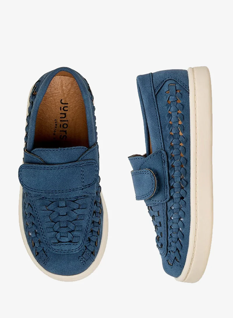 جونيورز أحذية لوفر للأولاد بتفاصيل منسوجة - مجموعة رمضان