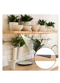 Excefore Floating Shelf Brackets, 13x16.5 cm 4 Pcs Wall Mounted Hidden Triangle Shelf Bracket, Wall Brackets for Shelves Support, Floating Shelf Hardware for Home Decor/Organization, with Screws  - Image 3