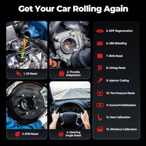 TOPDON TopScan OBD Scanner, Resets & Activates Features for Vehicles 2003 & Newer, Diesel Compatible - Image 4