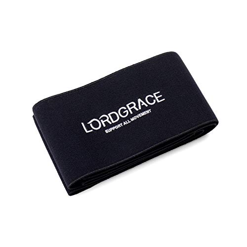 LORDGRACE Breast Support Band, No-Bounce, Adjustable Extra Sports Bra Strap, Stabilizer Band Black - Image 2