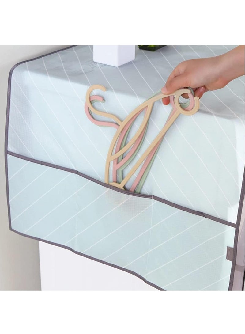 Rubik Washing Machine Top Cover Front Load, Anti-Slip Dustproof Washer and Dryer Top Cover, Fridge Dust Cover with Side Storage Bags (55 x 130 cm) - Image 2