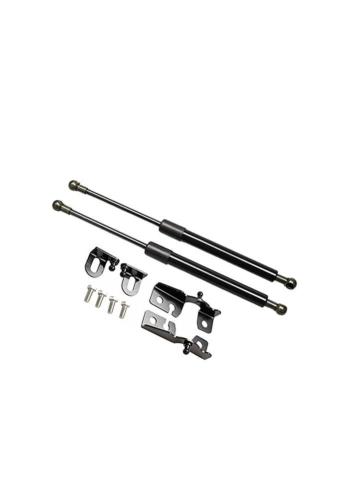 TSUBASA Lift Supports for Mazda MX5 ND MX5 Miata Roadster 20152023 Front Bonnet Hood Modify Carbon Fiber Gas Charged Shock Dampers Spring Struts Bar 2 PCS Normal Black - Image 1