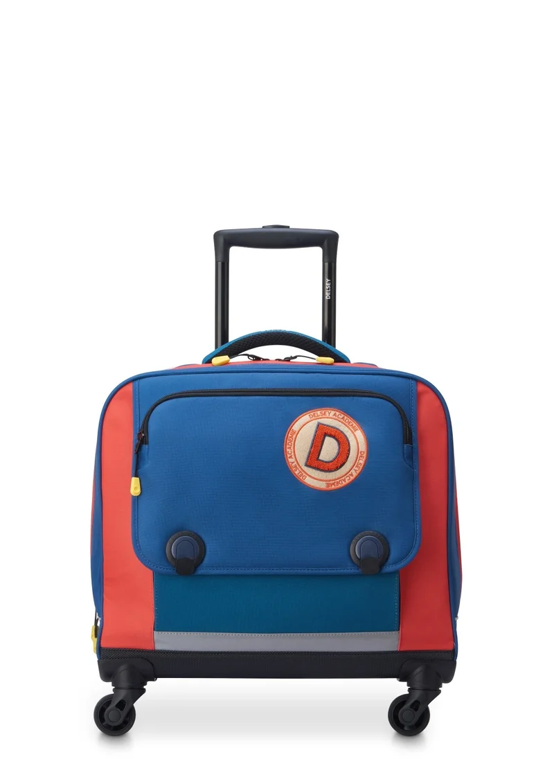DELSEY Paris BTS 2023 4 Wheel Horizontal Schoolbag - 15.6" Blue - 00338945202