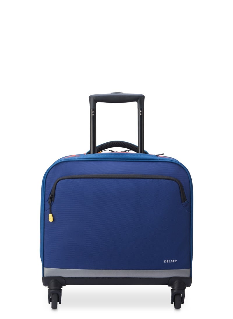 DELSEY Paris - BTS 2023 4 Wheel Horizontal Schoolbag - 15.6" Blue - 00338945202 - Image 1