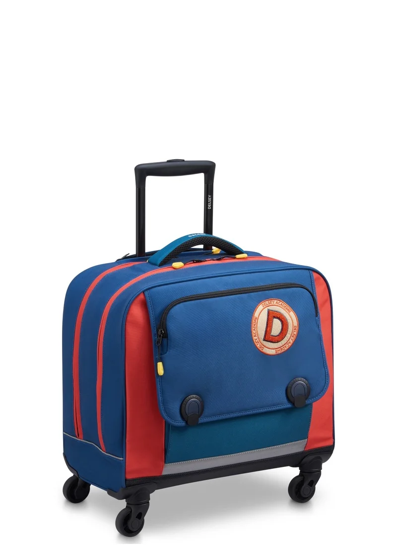 DELSEY Paris BTS 2023 4 Wheel Horizontal Schoolbag - 15.6" Blue - 00338945202
