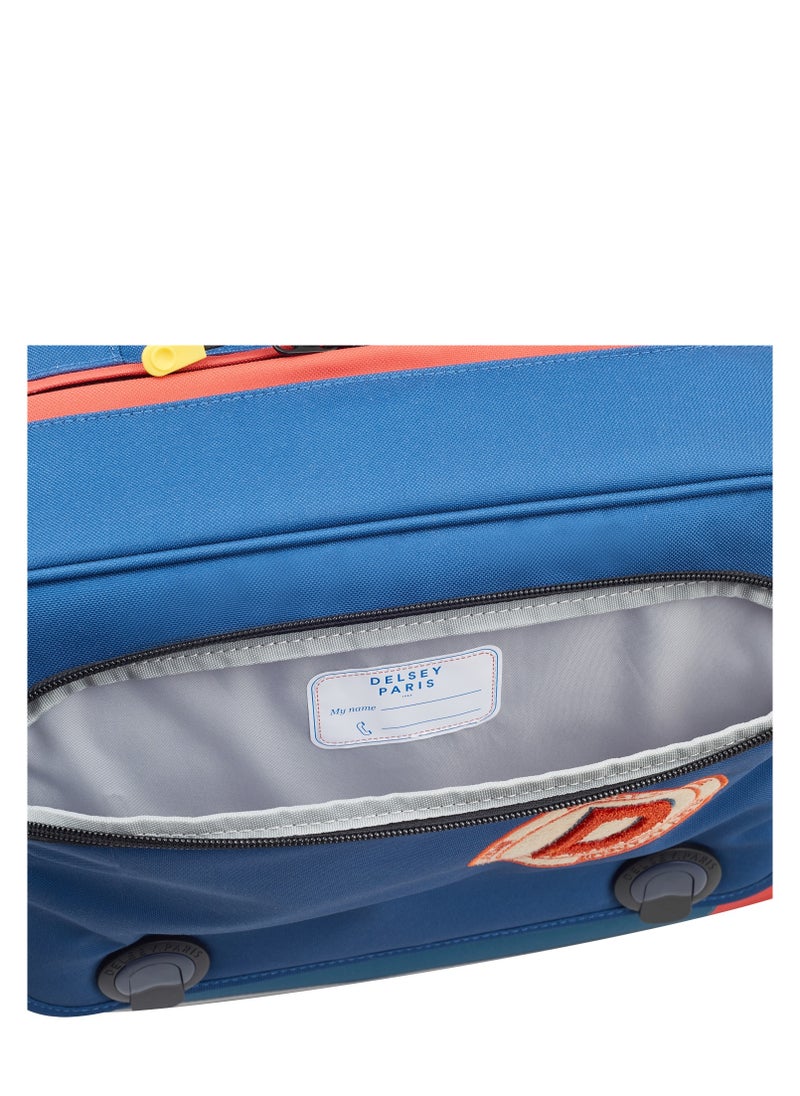 DELSEY Paris - BTS 2023 4 Wheel Horizontal Schoolbag - 15.6" Blue - 00338945202 - Image 1