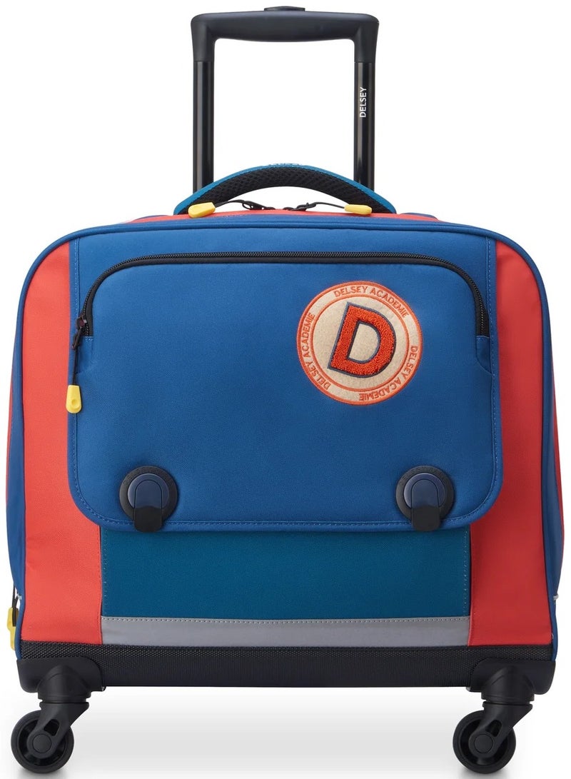 ديلسي _باريس حقيبة ظهر مدرسية بعجلات أفقية  - . بوصة أزرق - Image 1