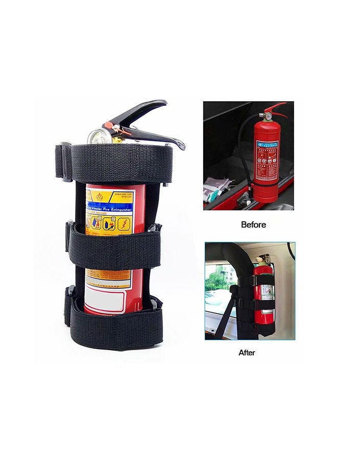 NIBEMINENT Extinguisher Auto Fixed Jeep Wrangler Adjustable Roll Bar Car Fire Holder - Image 3