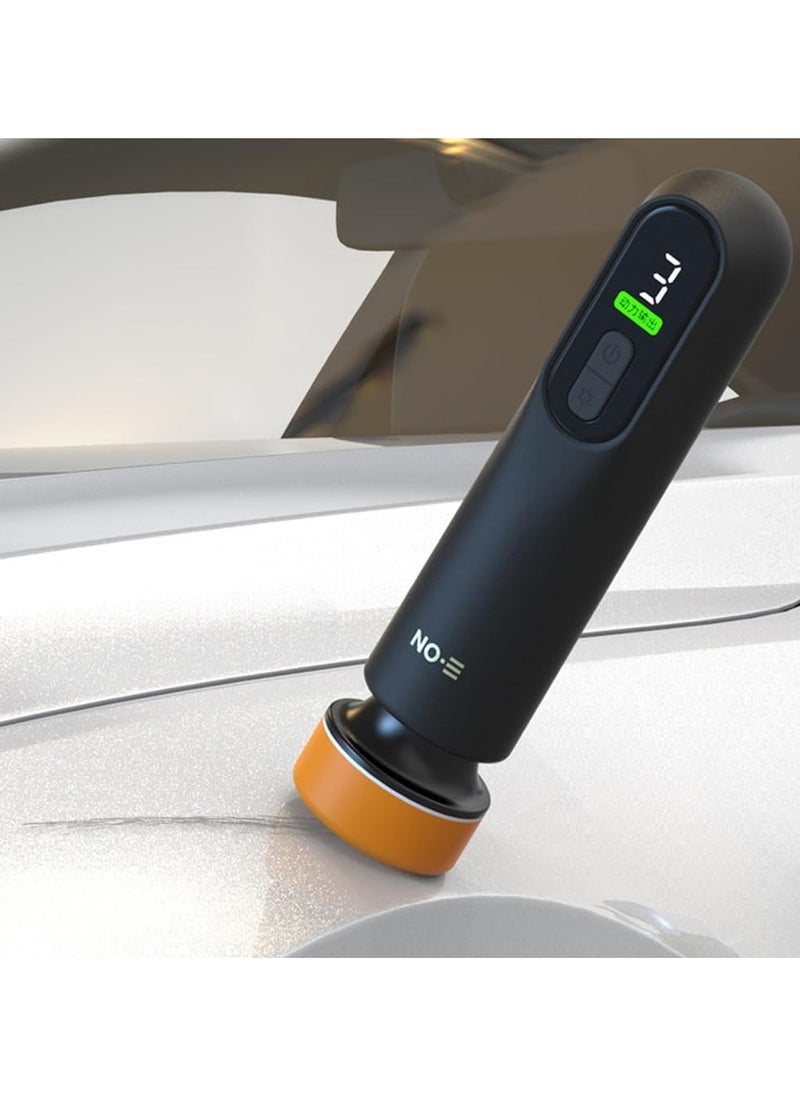 SNW Car Waxing Polishing Sanding Machine Handheld Car Paint Scratch Repairing Machine Windscreen Glass Oil Film Remove Machine 12000RPM All Copper Motor LED Display 3 Gears of Power Output Adjustable  - Image 4