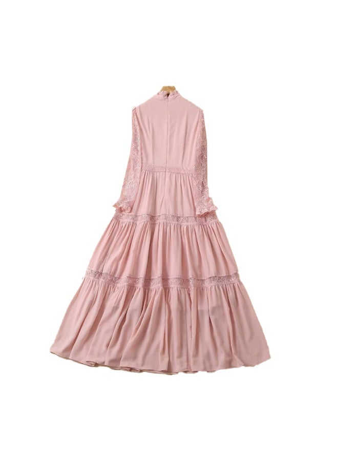 Madam Uniq Flowy Vintage French Style Maxi Dress for Vacation - Image 3