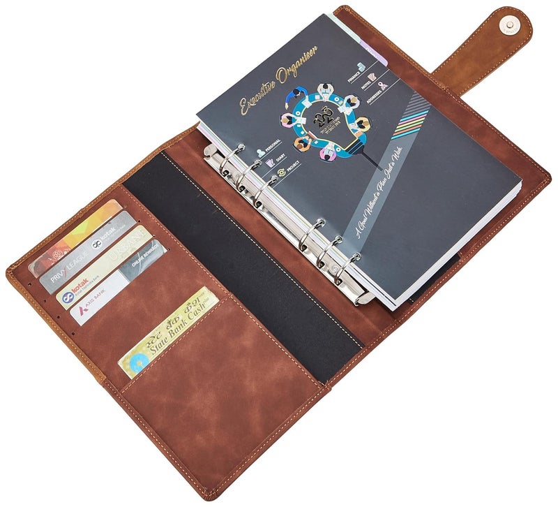Vanquish A6 Business Organiser Paper Refill 400 Sheets 6-Hole Notebook Compatible with Binders and Planners, Premium Papers for School Office and Journaling - Image 4