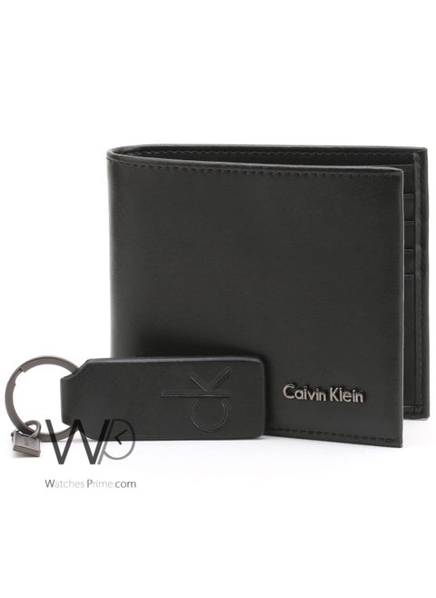 Calvin Klein Men's Wallet with Leather Keychain