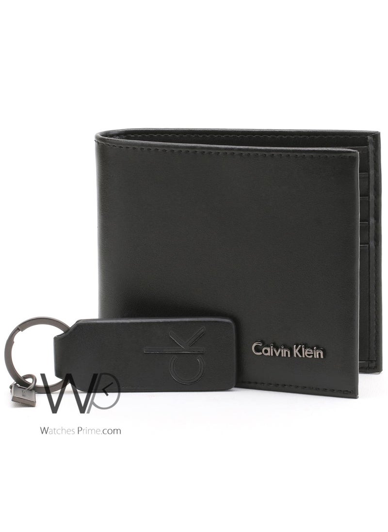 Calvin Klein Jeans - Calvin Klein Men's Wallet with Leather Keychain - Image 1