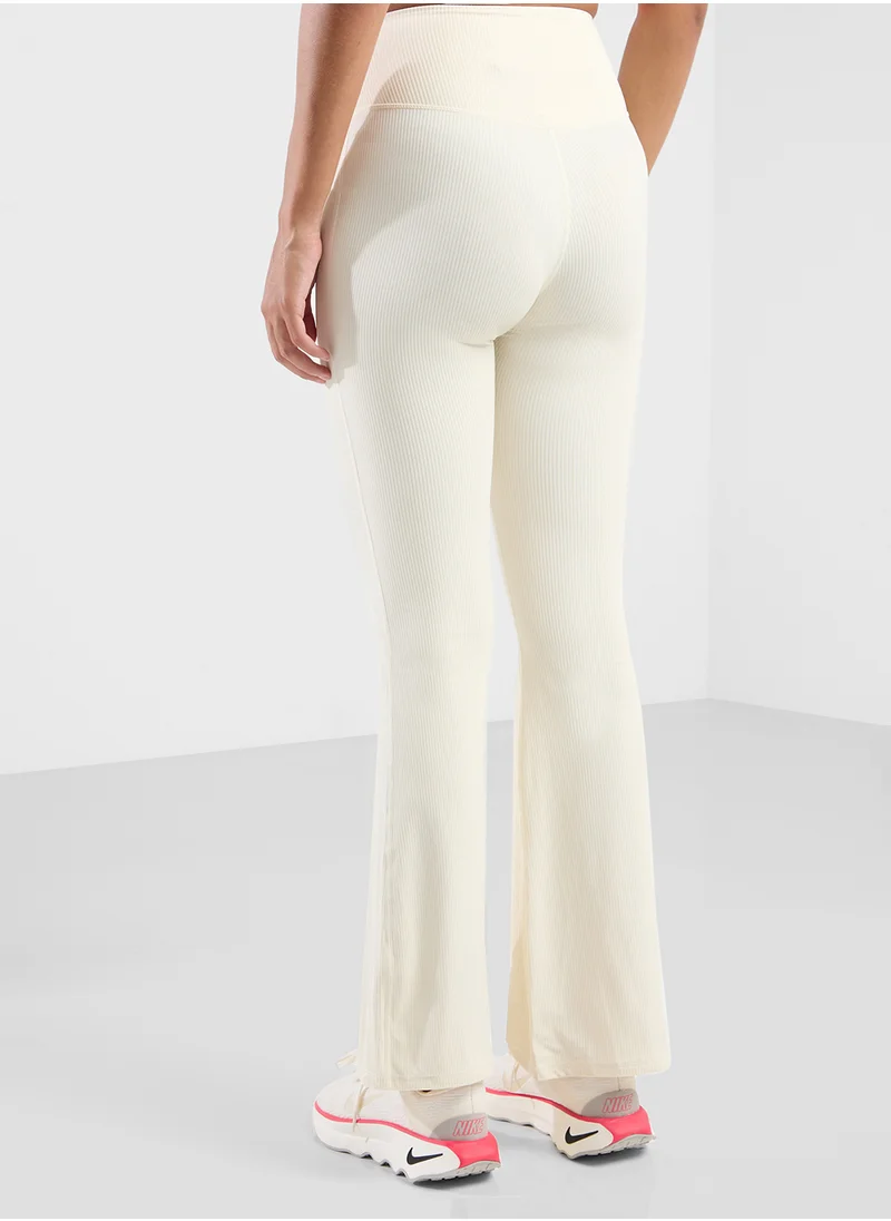 فورورد High Waist Ribbed Flared Leggings