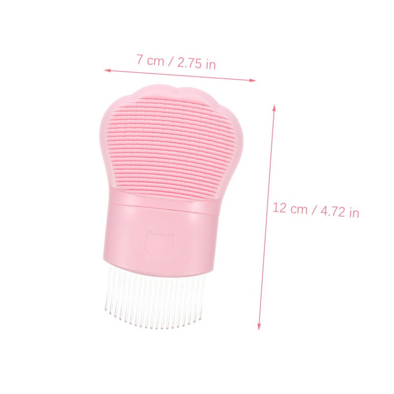 Supvox Pet Hair Remover Comb Detangling Rake for Cats Dogs Green - Image 4