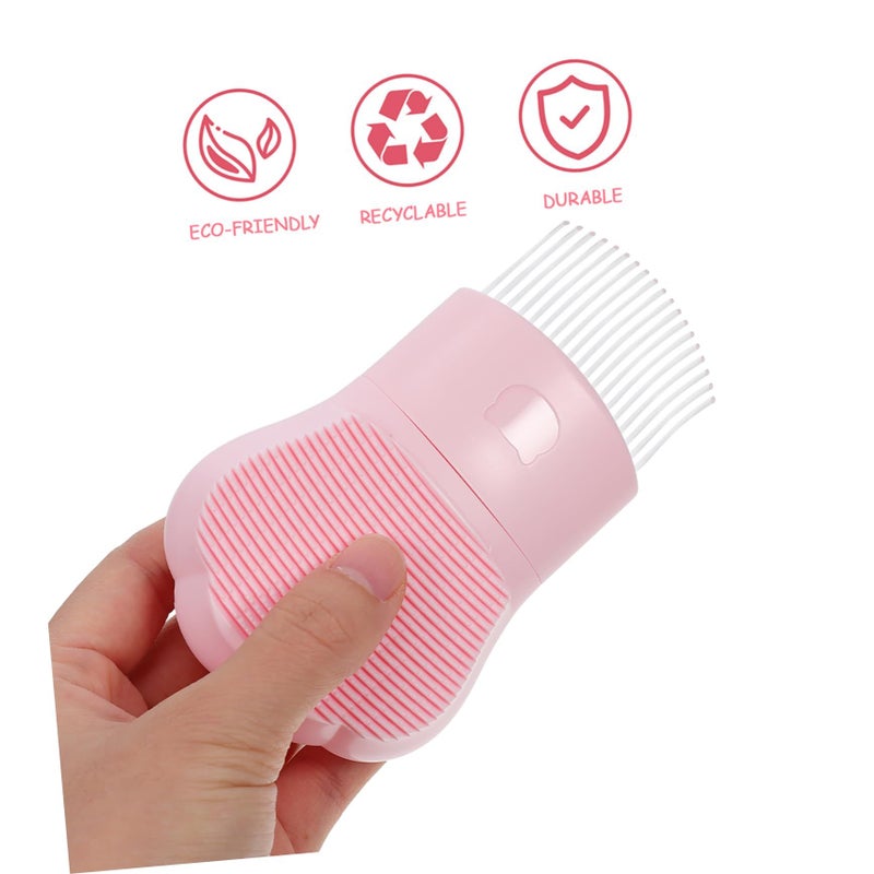 Supvox Pet Hair Remover Comb Detangling Rake for Cats Dogs Green - Image 5