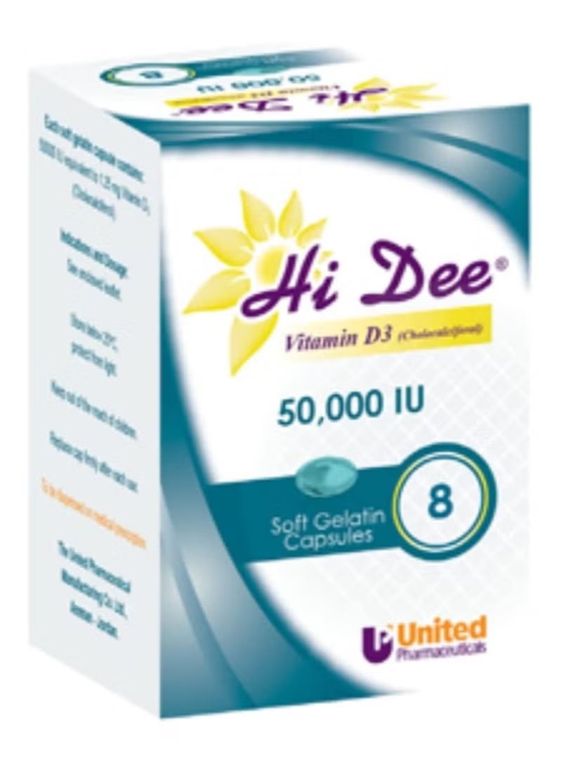 United Hi Dee 50000iu Capsules