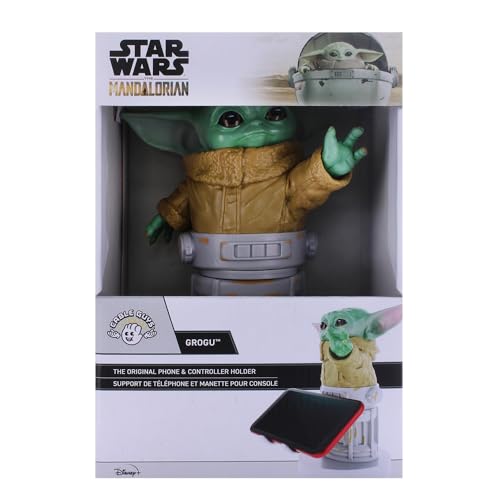 Exquisite Gaming: The Mandalorian: The Child - Star Wars Original Mobile Phone & Gaming Controller Holder, Device Stand, Cable Guys, Licensed Figure , Green - Image 2