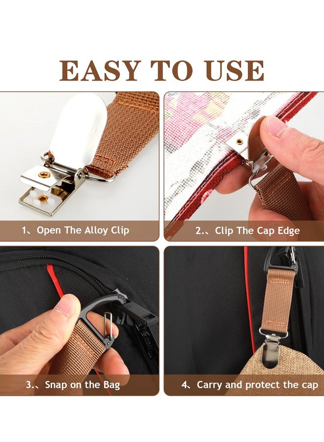 4PCS Elastic Hat Clip Holder for Bags Backpack Luggage - Image 3