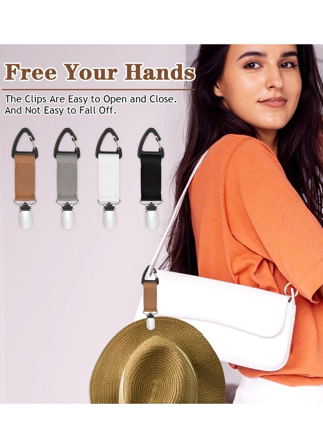 4PCS Elastic Hat Clip Holder for Bags Backpack Luggage - Image 5