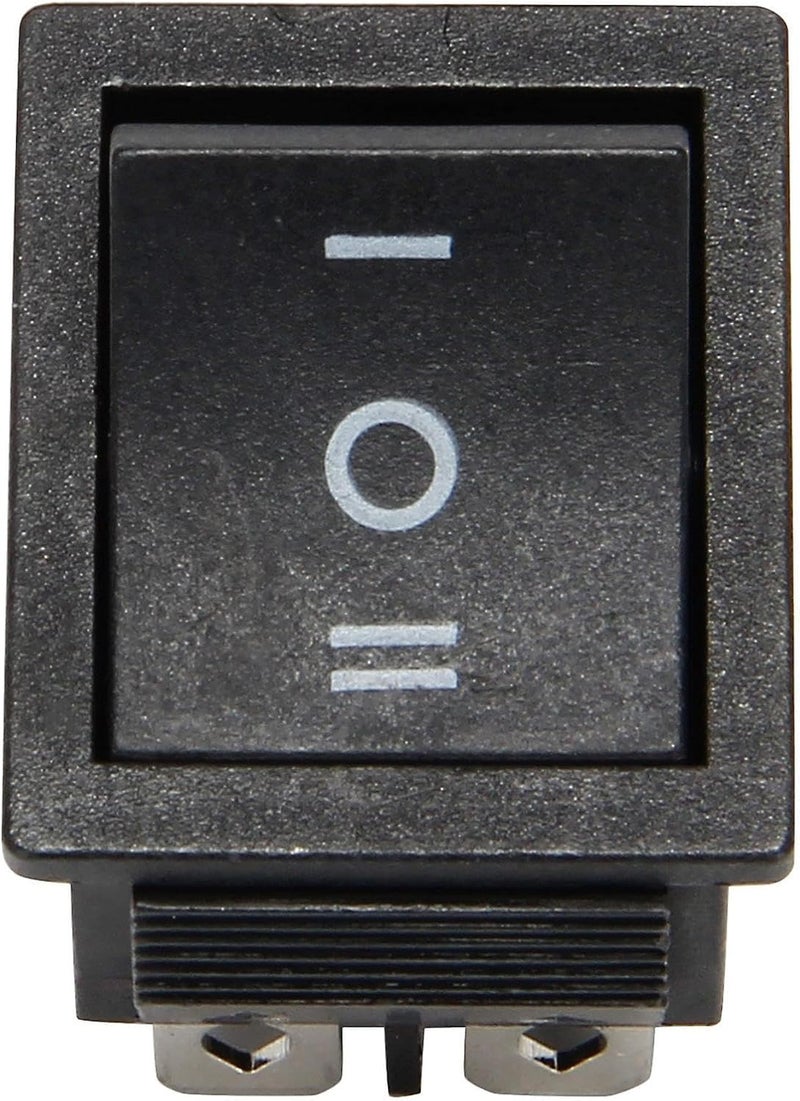 Biella 6 Pins 3 Position Black Rocker Type On Off On 15a 250v Ac/20a 125v Ac Car Auto Black Boat Rocker Toggle Switch (1pcs) - Image 3