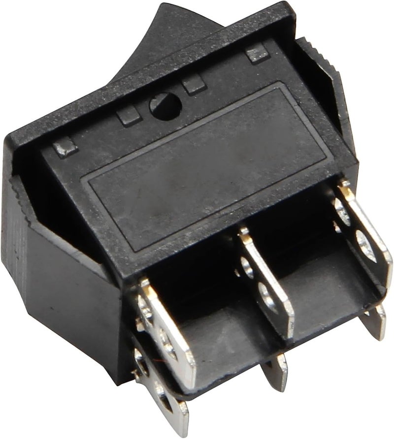 Biella 6 Pins 3 Position Black Rocker Type On Off On 15a 250v Ac/20a 125v Ac Car Auto Black Boat Rocker Toggle Switch (1pcs) - Image 2