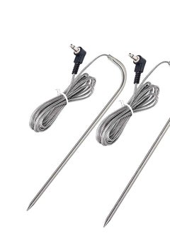 KASTWAVE Replacement Meat Probe for Pit Boss Pellet Grill, Compatible with for Pit Boss Series Pellet Grill and Smoker, 3.5 mm Plug, 2 Waterproof Temperature Probes  - Image 1