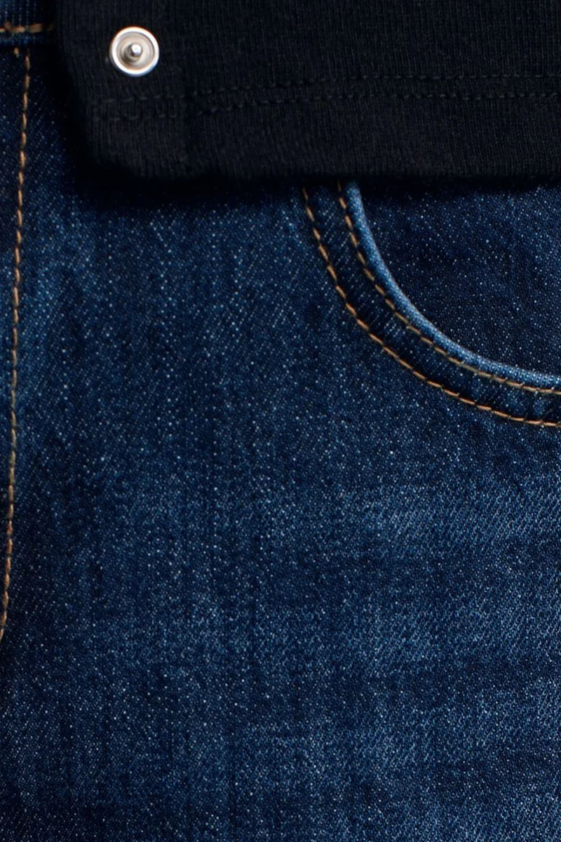 Dilvin Mid Blue Denim DILVIN High-Waist Straight-Leg Denim Trousers for Women | Best Price UAE