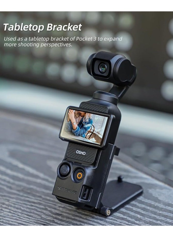 General - The Omso Pocket 3 Magnetic Stand is compatible with the DJI Osmo Pocket 3 Magnetic Stand Base Angle Adjustable Multi-functional Desk Base Accessory - Image 1