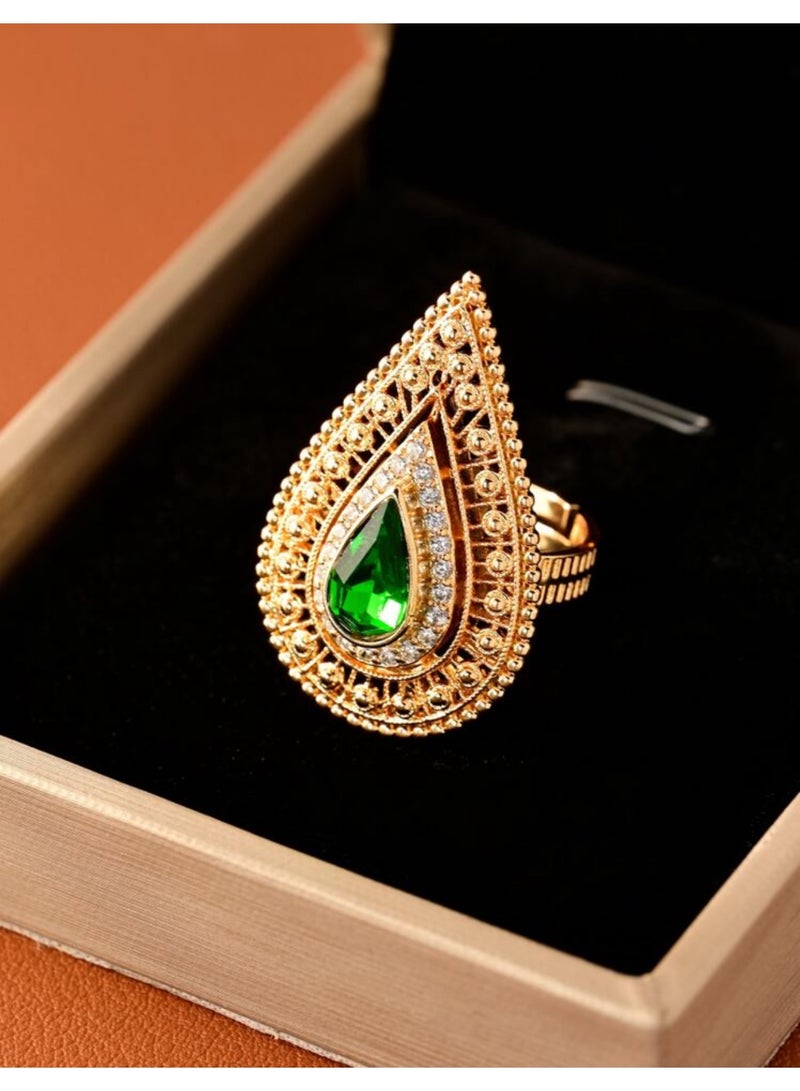 GOLDMAX 18k Gold Plated Ring For Women One Size - Image 2