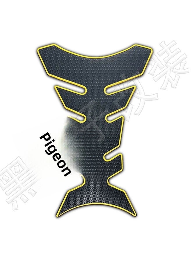 Suitable For Ktm Suzuki Honda Yamaha Motorcycle Stereo Waterproof Fuel Tank Sticker Decorative Fuel Tank Fish Bone Decal-Color:Chocolate Color Waterproof And Anti-slip♜♜-Size:Default Item♜♜ - Image 1