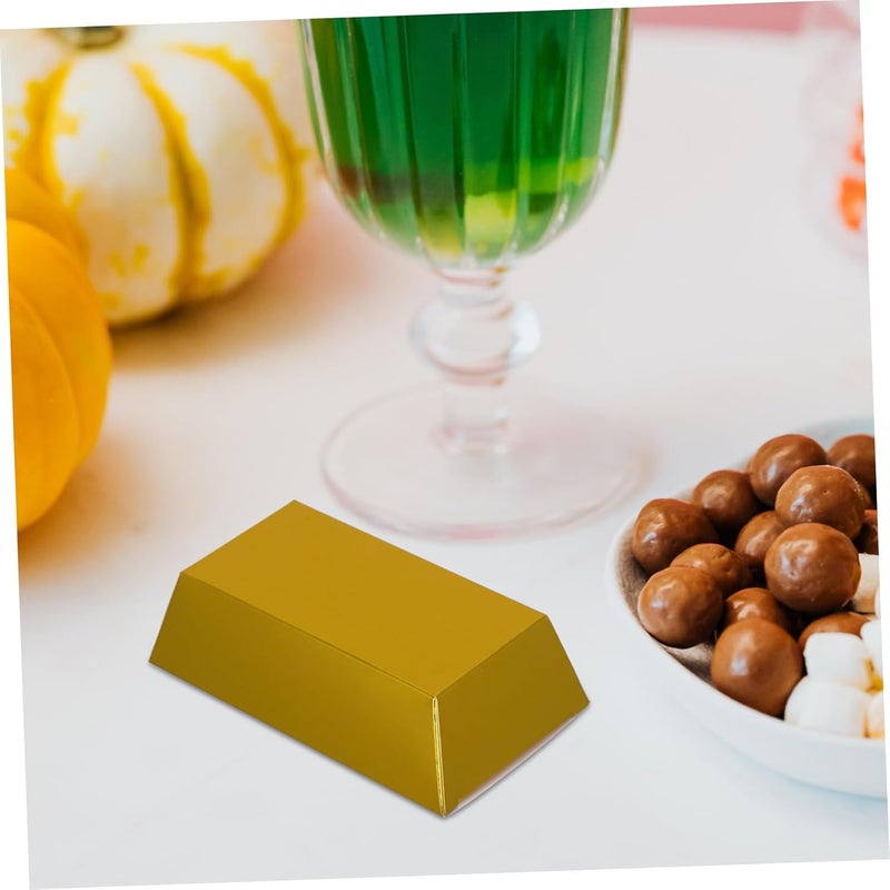 PRETYZOOM Realistic Gold Brick Candy Boxes 24pcs Favor Boxes Versatile Party Favors for Pirate Themed Parties Festivals - Image 5
