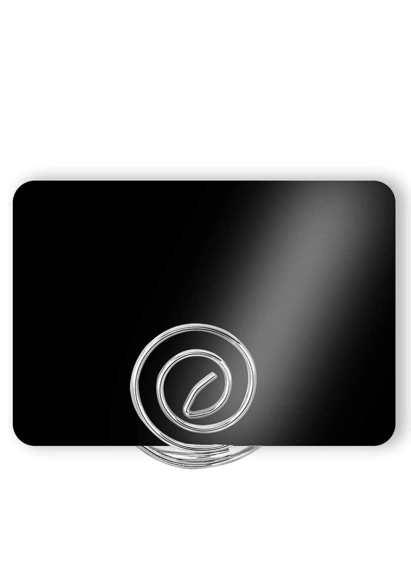 SOLARAE Place Card Holder for Pictures Paper Note Clip (20 Pieces)- Silver - Image 3