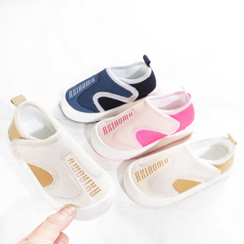 Baby Cotton Shoes Home Soft Sole Children'S Two Cotton Shoes Girls Fleece-Lined Shoes Boys Shoes Children'S Sneaker Tide - Image 2