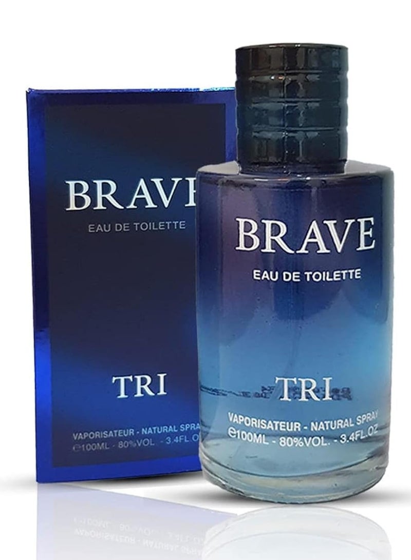 تي أر آي عطر بريف للرجال 100 مل او دى تواليت - Image 1