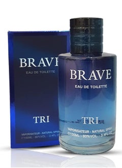 تي أر آي عطر بريف للرجال 100 مل او دى تواليت  - Image 3