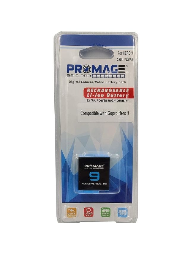 PROMAGE BATTERY EQUIVALENT TO HERO 9 LI-ION 3.85V 1720MAH - Image 1
