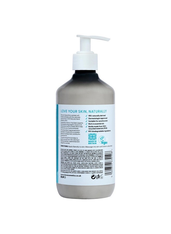 آي لاف لوشن طبيعي لليدين والجسم بالبرغموت والأعشاب البحرية، لوشن مرطب للبشرة الجافة، زيت جوز الهند وزبدة الشيا، 16.9 أونصة - Image 2