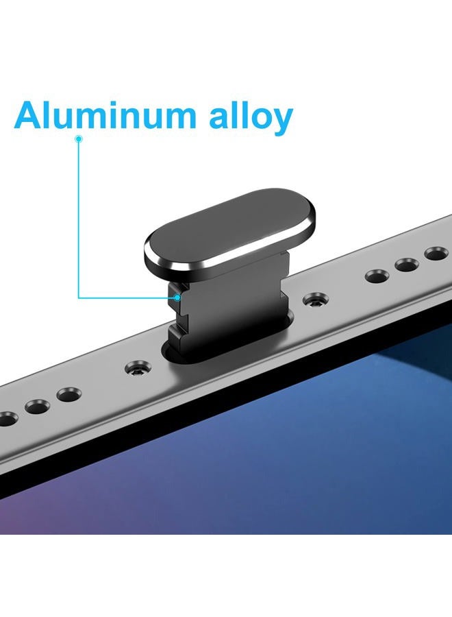 Gavemi Dust Plug for iPhone, Compatible with iPhone and AirPods, Lightning Port Plug Protector Charging Port Anti Dust Cover Includes Speaker Cover (Black) - Image 3