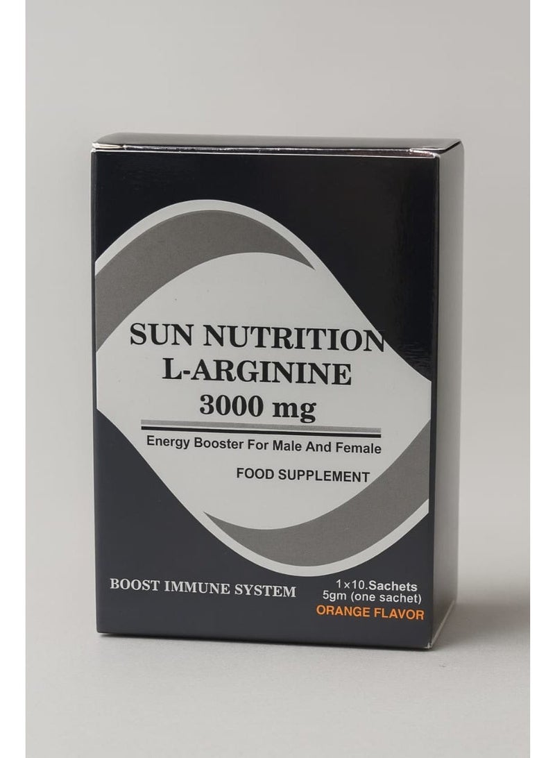 Sun Nutrition L-Arginine 3000mg - Sachets - Image 2