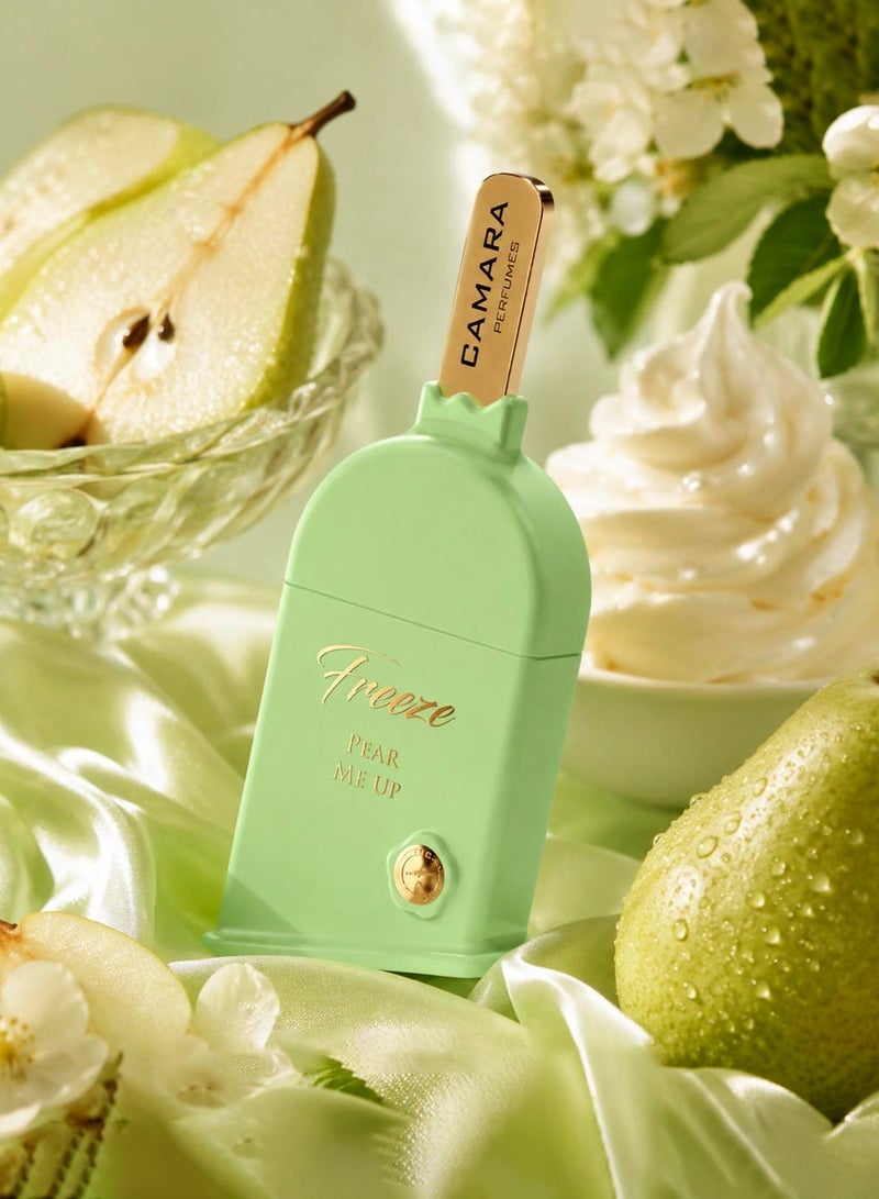 Camara Freeze Pear Me Up by Camara Perfumes EDP 90ml | Fruity Gourmand Perfume for Women & Men | Long Lasting Sweet Pear & Vanilla Fragrance - Image 2