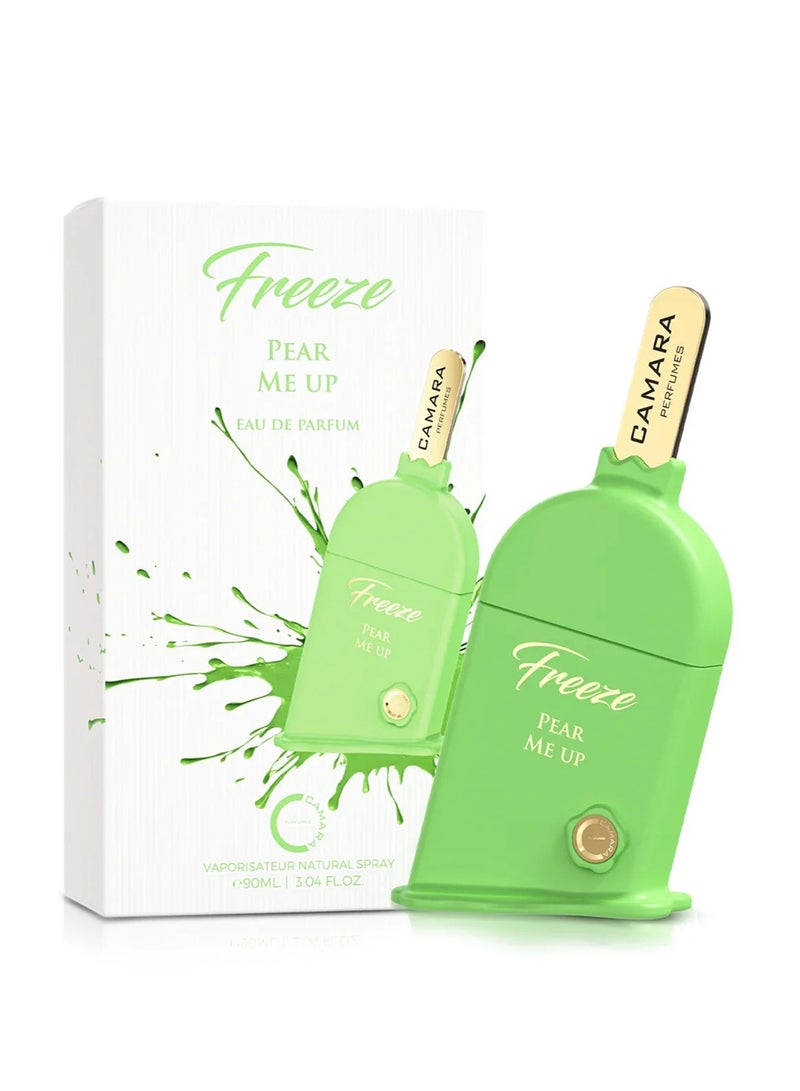 Camara Freeze Pear Me Up by Camara Perfumes EDP 90ml | Fruity Gourmand Perfume for Women & Men | Long Lasting Sweet Pear & Vanilla Fragrance - Image 5
