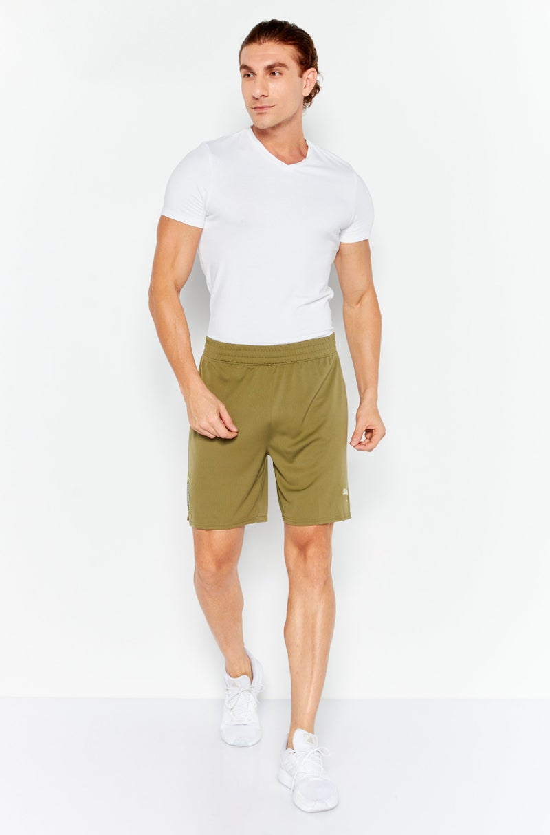 PUMA Men Sport Fit Training Shorts, Green - Image 2