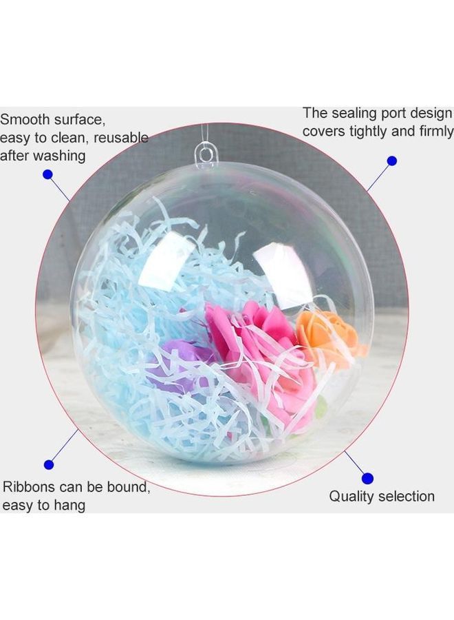 نيبمينينت High Transparent Decorative Plastic Round Ball Multicolour - Image 3